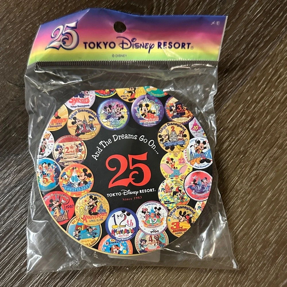 Disney Colorful 25th Anniversary notepad